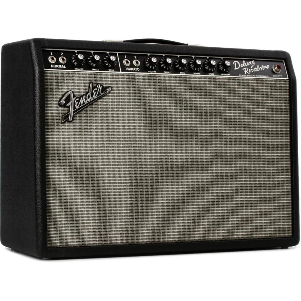 Fender '65 Deluxe Reverb 1x12" 22-watt Tube Guitar Combo Amp - Black