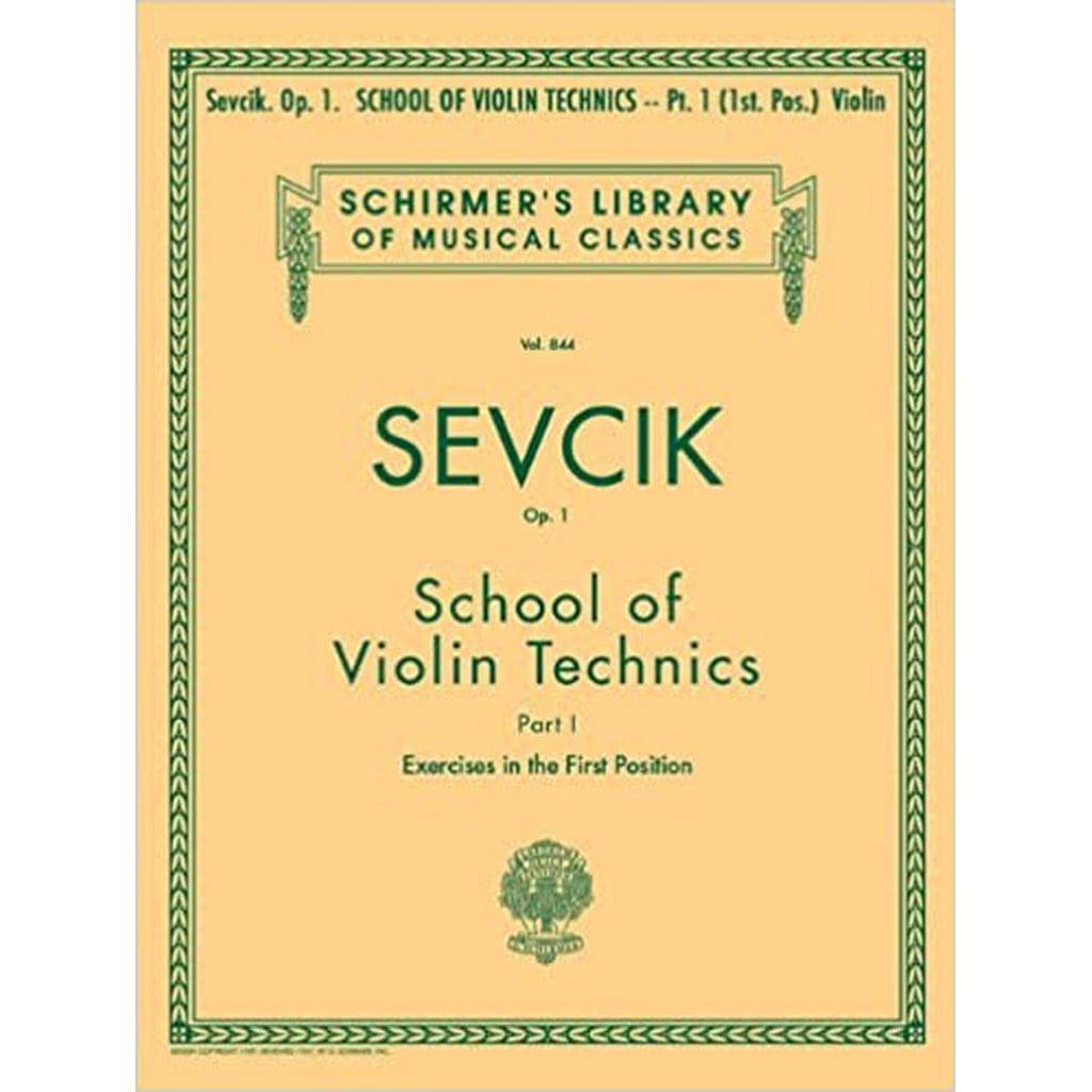 Otakar Sevcik, School of Bowing Technics -Schirmer Library of Classics Volume 1182 Violin Book
