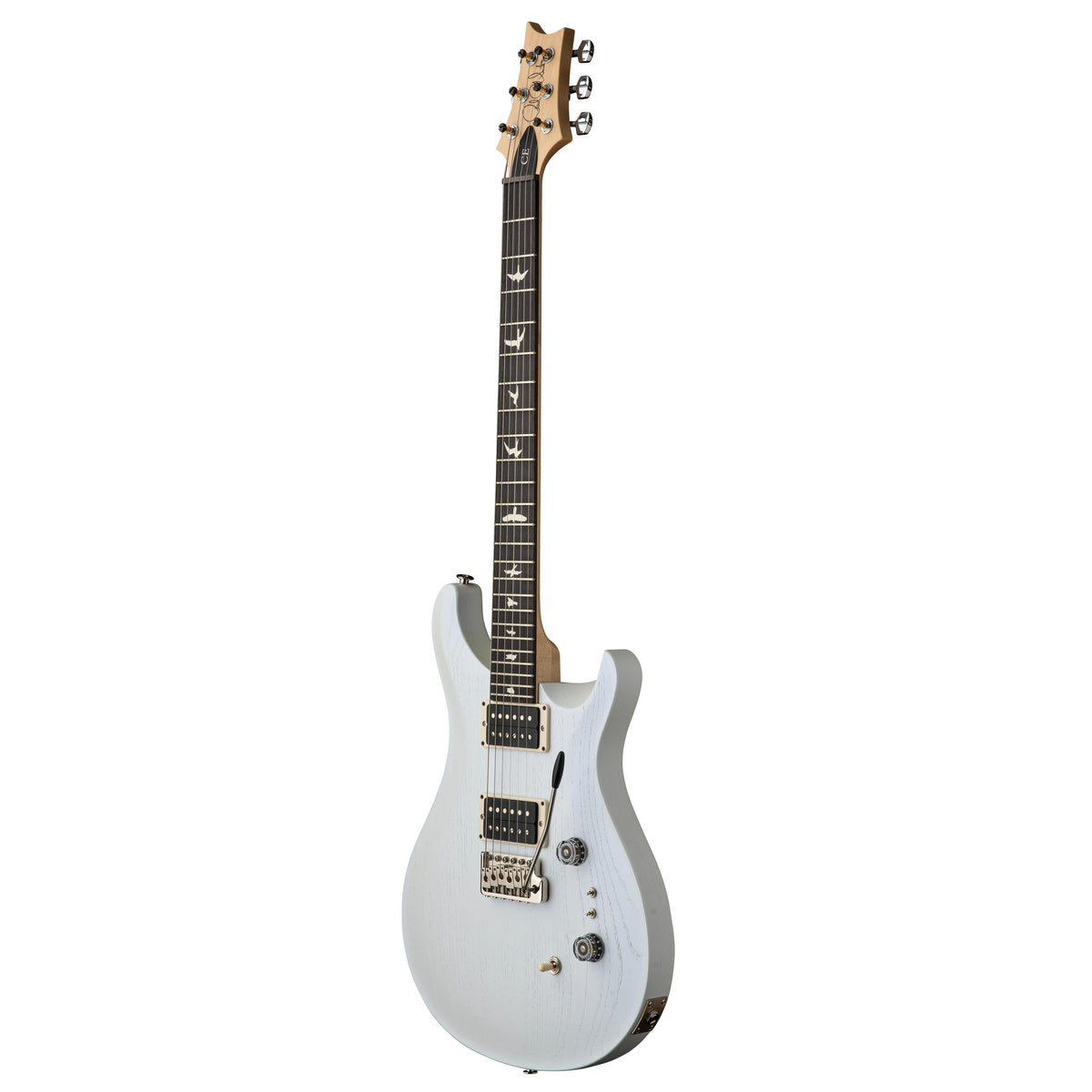 PRS Limited-edition CE 24-08 Swamp Ash Satin Electric Guitar - Pearl White