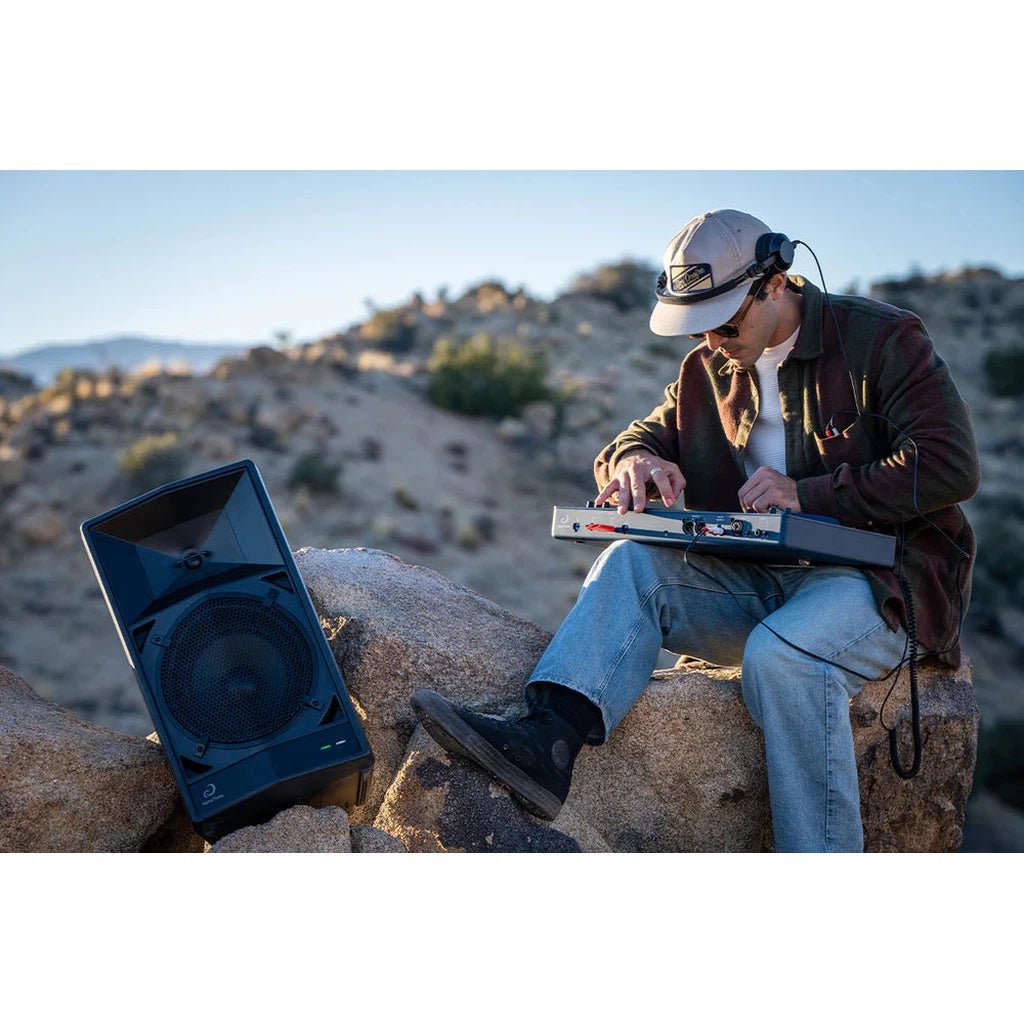 AlphaTheta Omnis Duo 2-deck Portable Battery-Powered All-in-One DJ System with Bluetooth