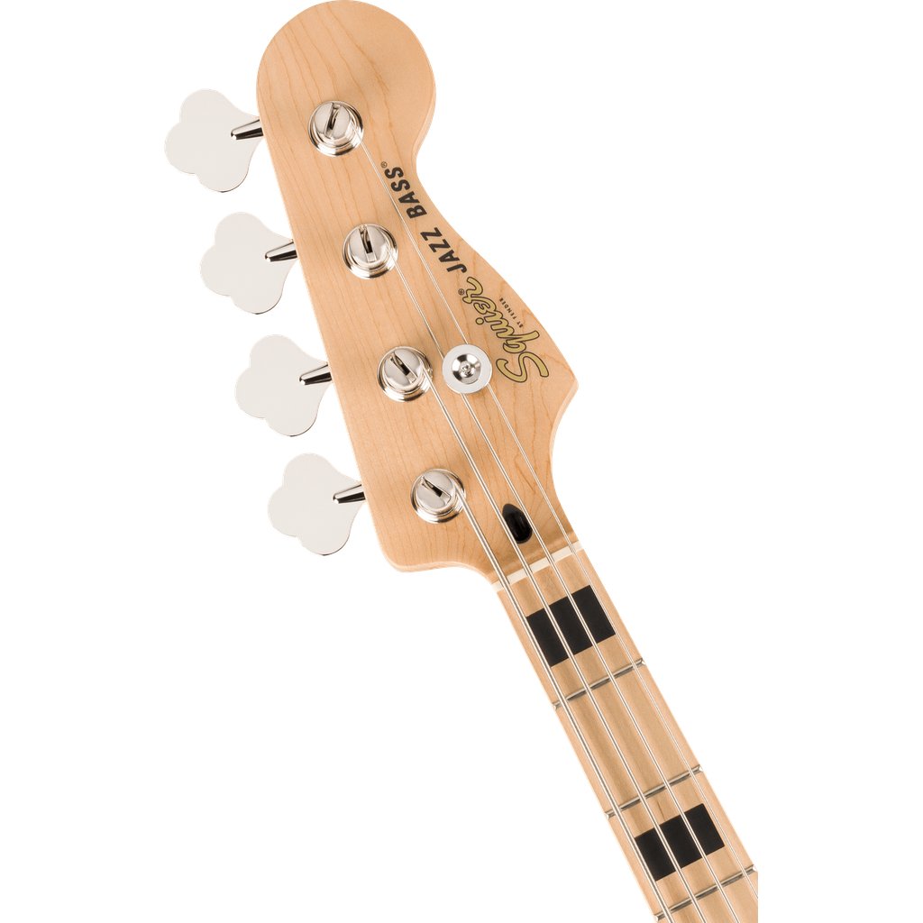 Squier Affinity Series Active Jazz Bass - Olympic White with Maple Fingerboard