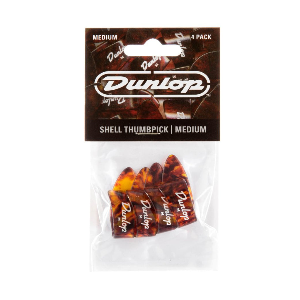 Dunlop Medium Shell Thumbpicks - 4-pack