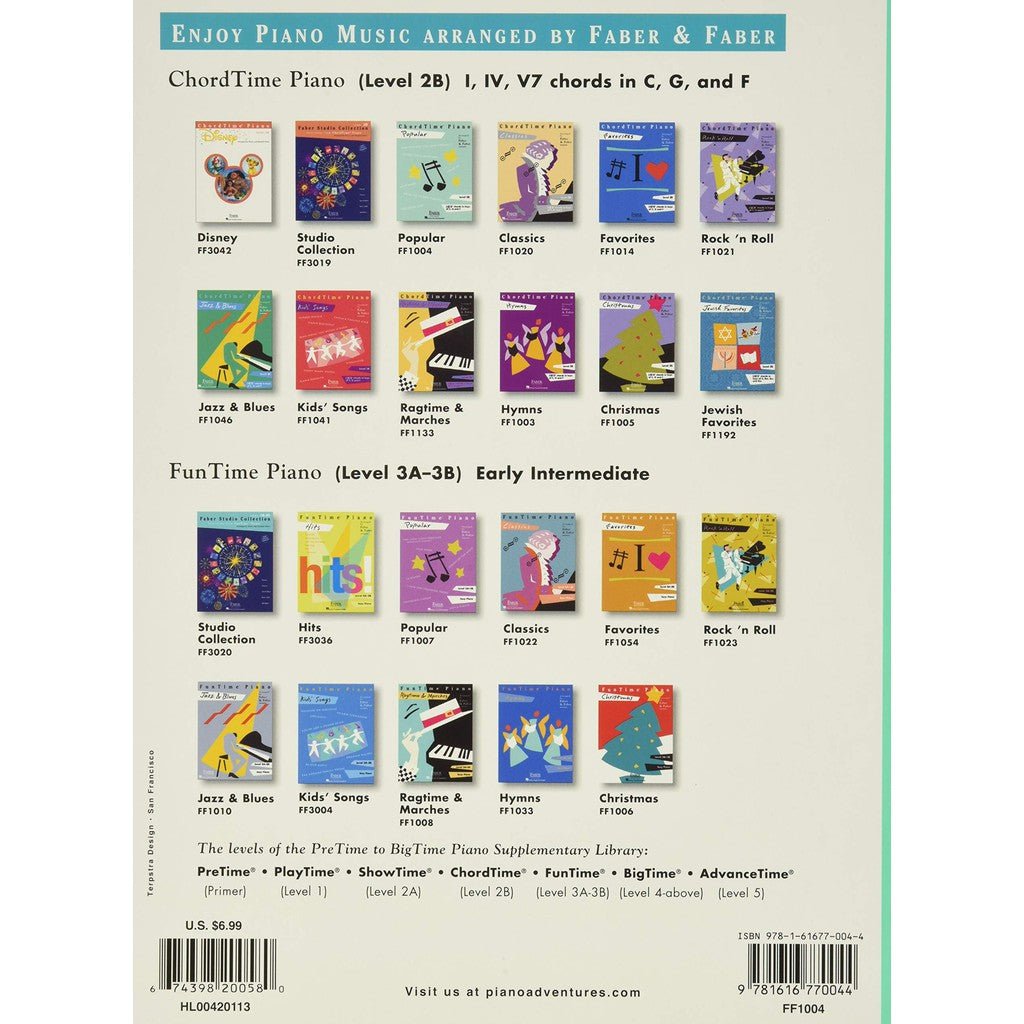 Hal Leonard - ChordTime Piano Arranged by Faber & Faber Level 2B