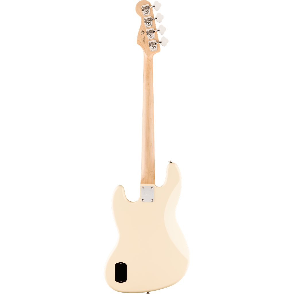 Squier Affinity Series Active Jazz Bass - Olympic White with Maple Fingerboard
