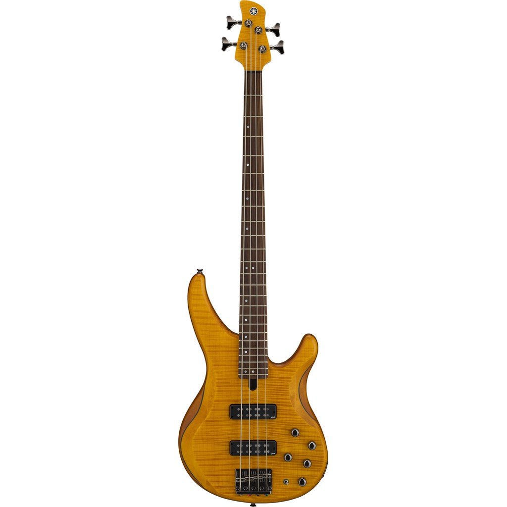 Yamaha TRBX604FM Bass Guitar - Matte Amber