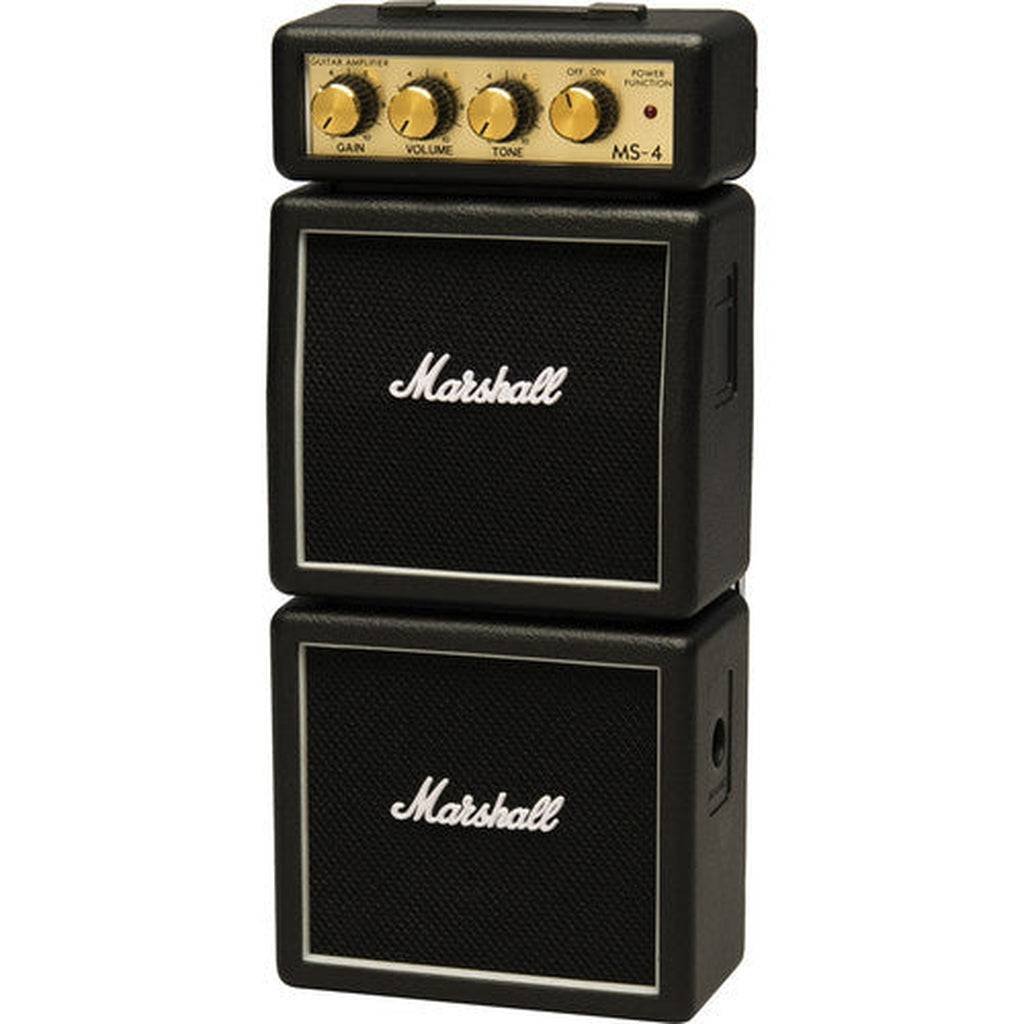Marshall MS-4 1-watt Battery-powered Micro Stack - Black