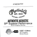 Martin Authentic Acoustic SP 92/8 Phosphor Bronze Acoustic Guitar Single String