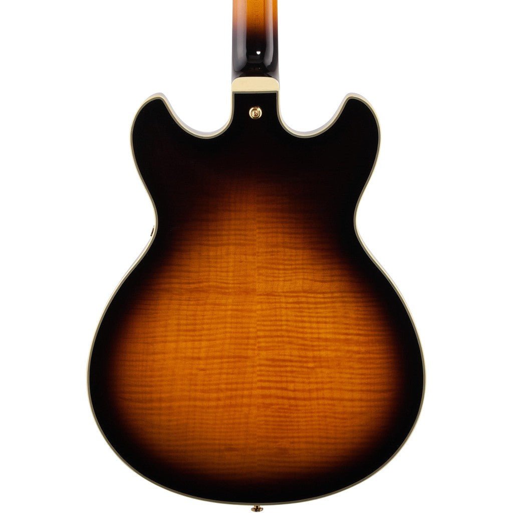 Ibanez John Scofield Signature JSM10 Semi-hollowbody Electric Guitar - Vintage Yellow Sunburst