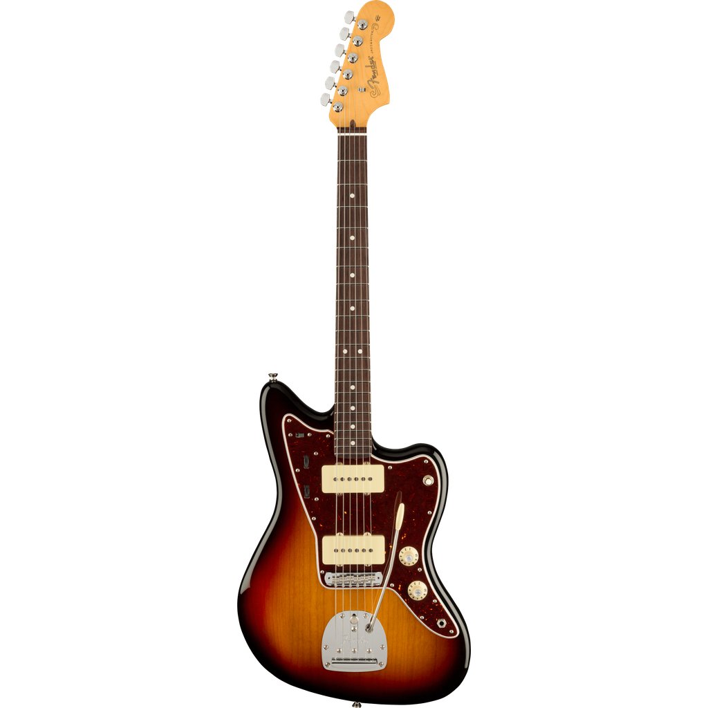 Fender American Professional II Jazzmaster Electric Guitar - 3-color Sunburst with Rosewood Fingerboard [BUNDLE]