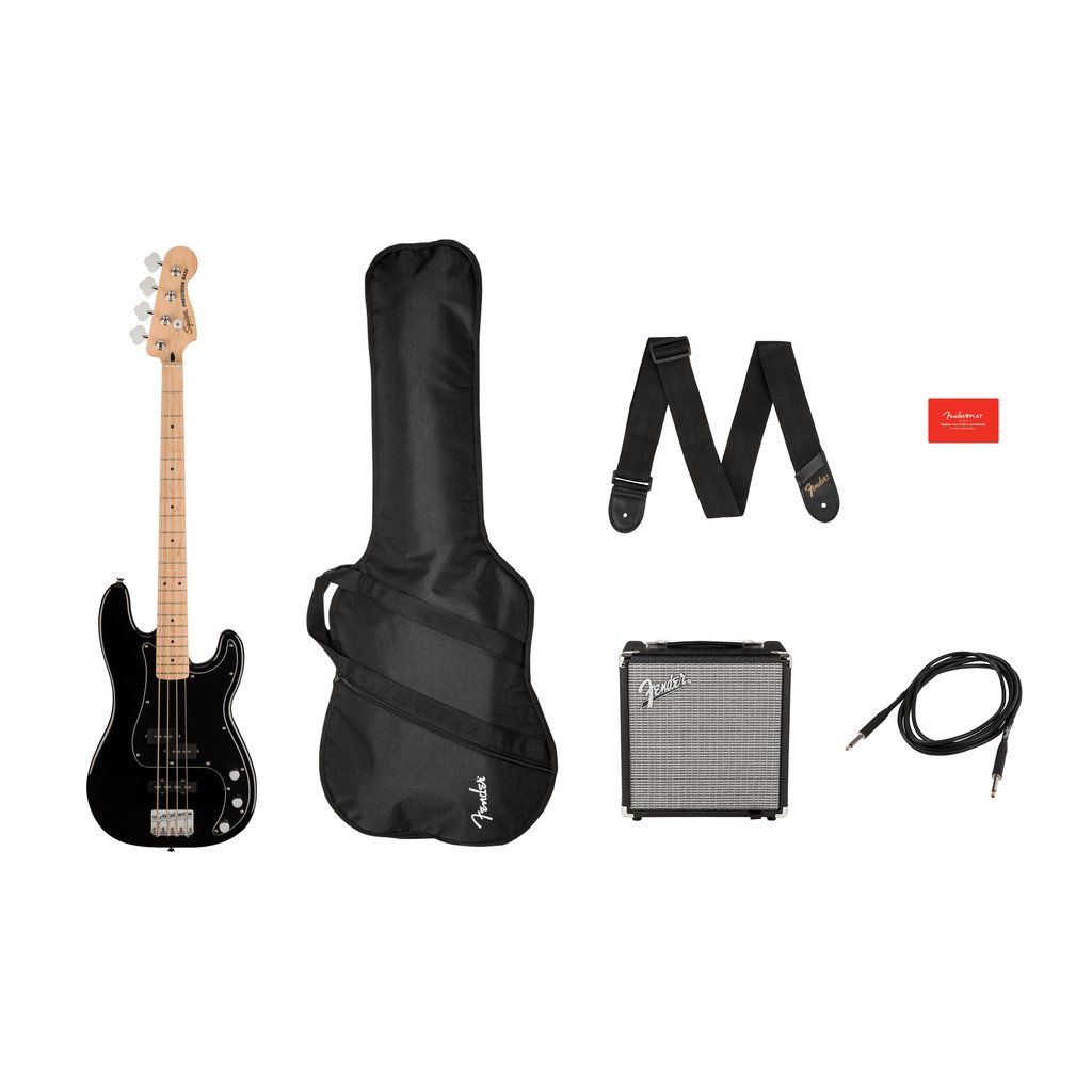 Squier Affinity Series Precision PJ Bass Guitar Pack [BUNDLE]