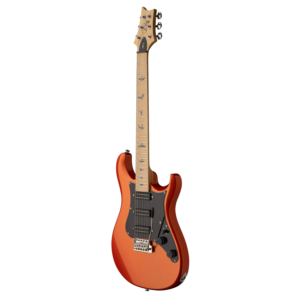 PRS SE NF 3 Electric Guitar - Metallic Orange with Maple Fingerboard