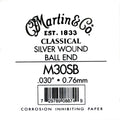 Martin 41M Silver Wrap Ball End Single String for Classical Guitar