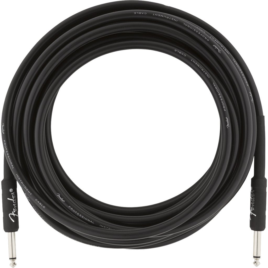 Fender Professional Series Straight to Straight Instrument Cable - 18.6' foot
