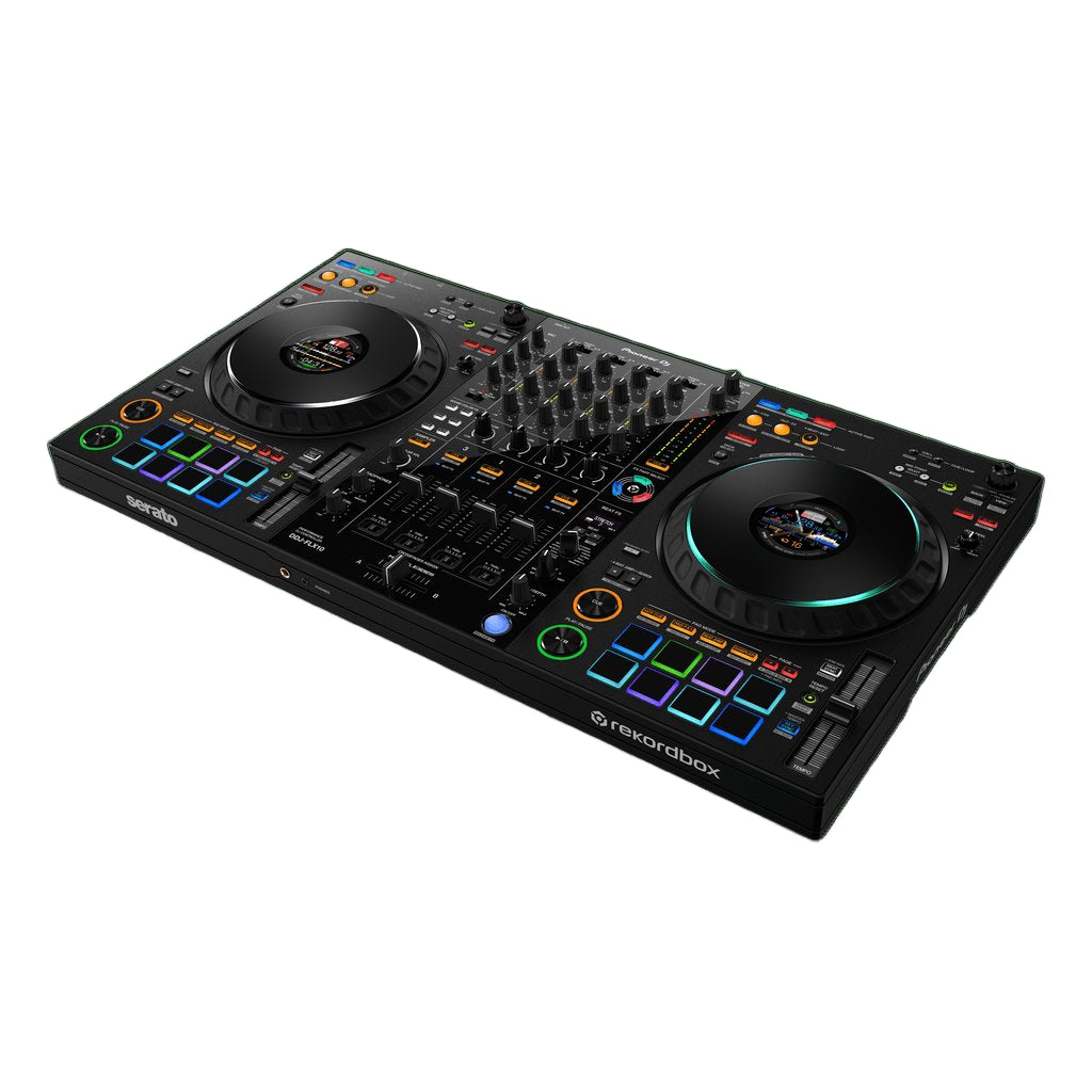 Pioneer DJ DDJ-FLX10 4-deck Rekordbox and Serato DJ Controller - Black