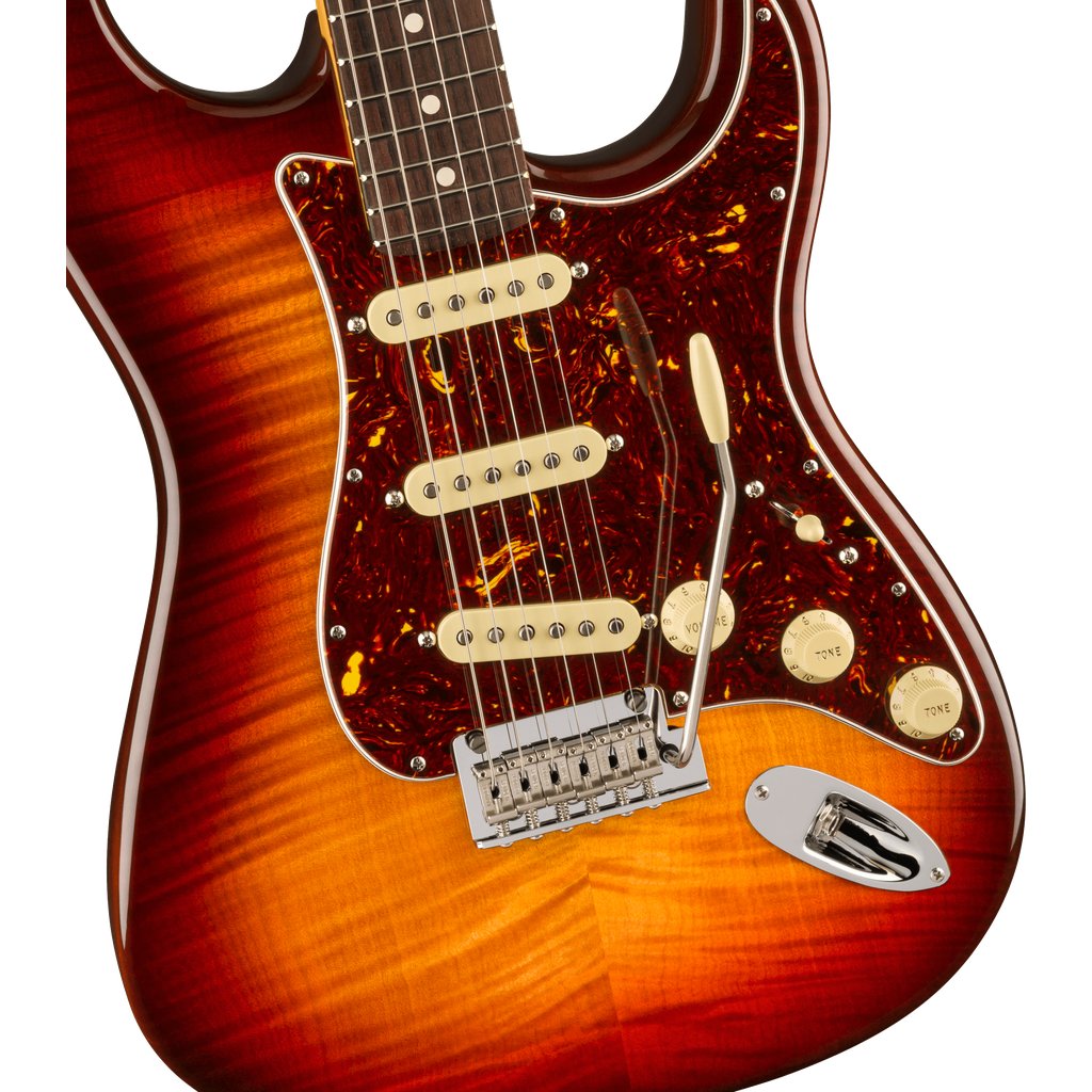 Fender 70th-Anniversary American Professional II Stratocaster Electric Guitar with Rosewood Fingerboard - Comet Burst