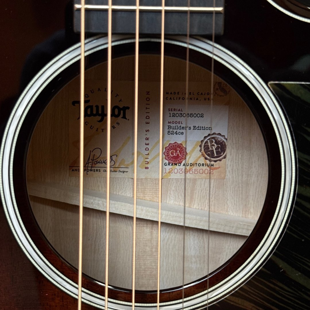 Taylor 524ce Builder's Edition Acoustic-electric Guitar