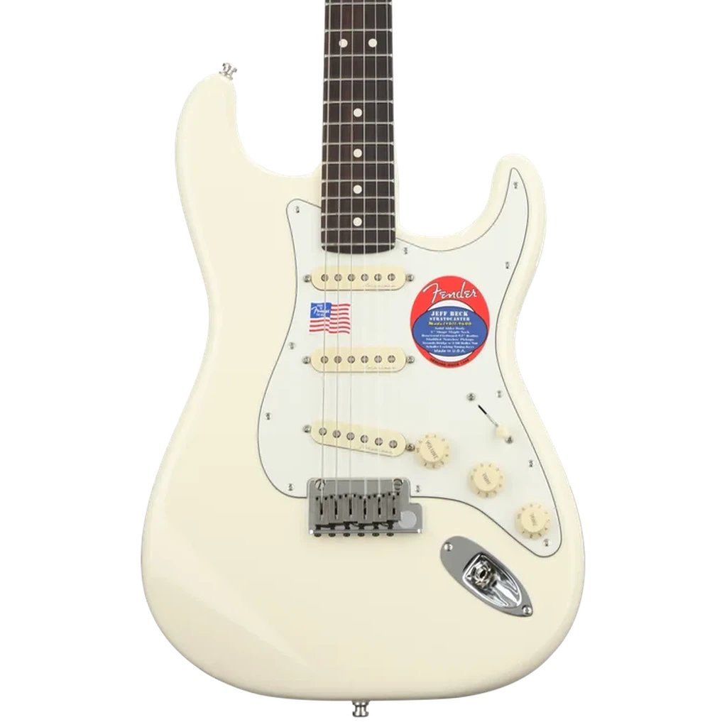 Fender Jeff Beck Stratocaster with Rosewood Fingerboard - Olympic White
