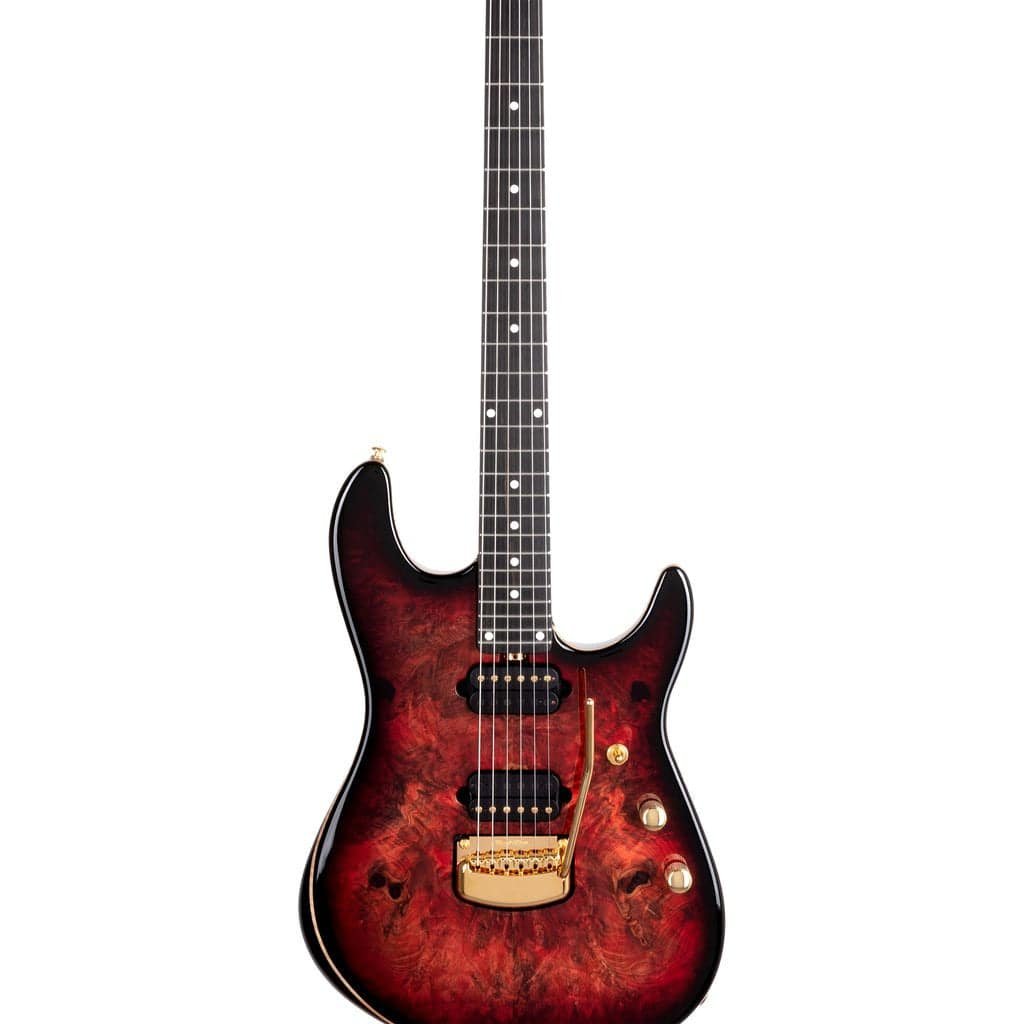 Ernie Ball Music Man Jason Richardson Signature Cutlass HH Electric Guitar - Rorschach Red