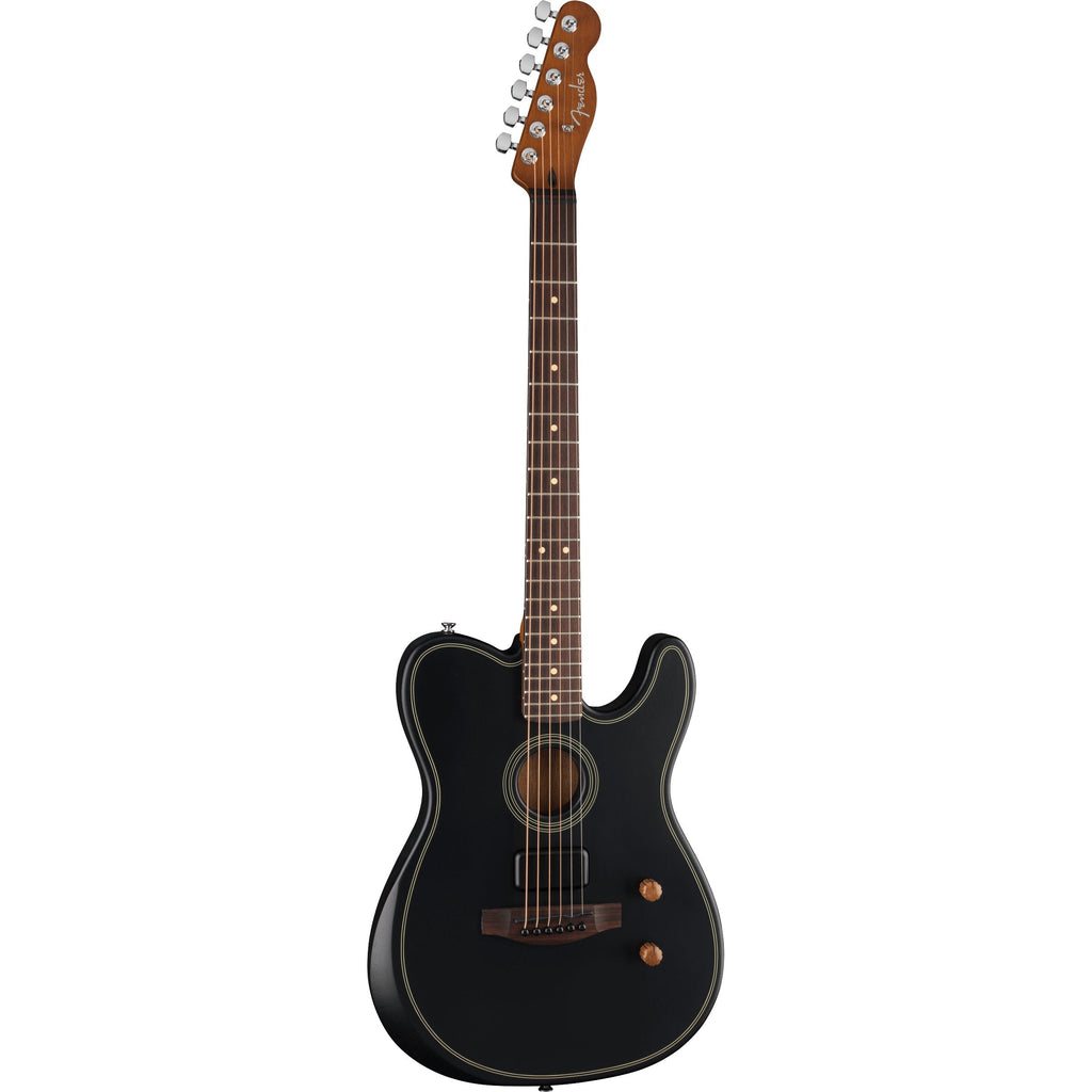 Fender Acoustasonic Standard Telecaster Acoustic-Electric Guitar - Black