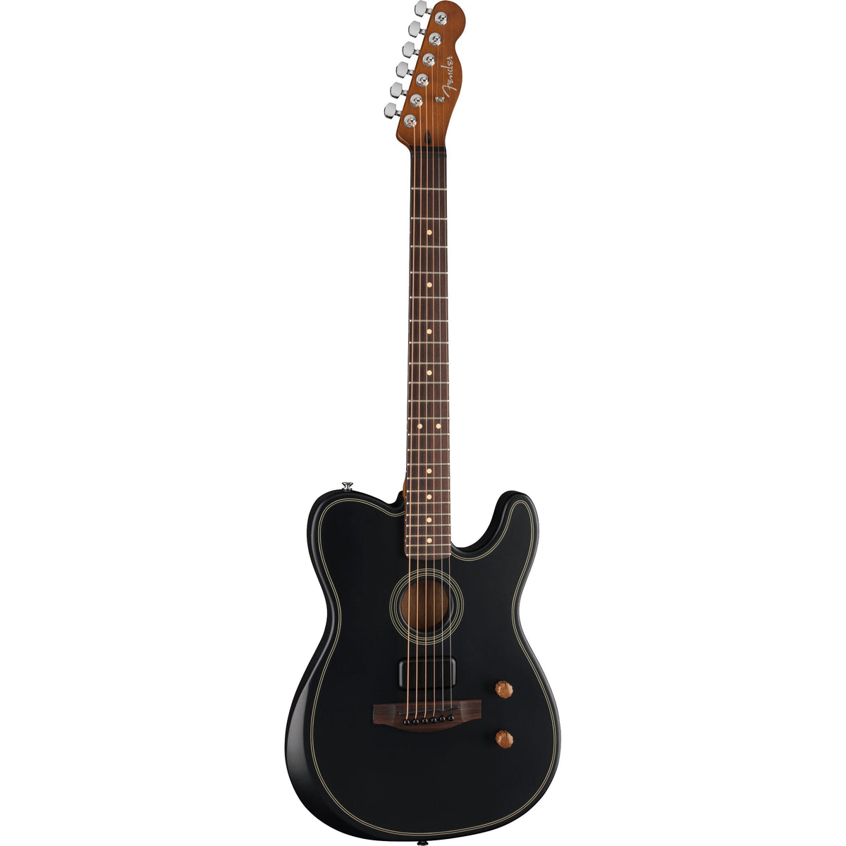 Fender Acoustasonic Standard Telecaster Acoustic-Electric Guitar - Black