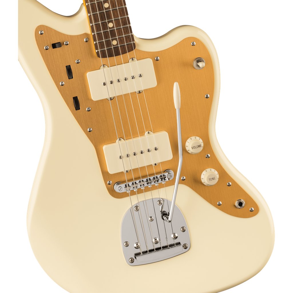 Squier J Mascis Signature Jazzmaster Electric Guitar - Vintage White with Indian Laurel Fingerboard