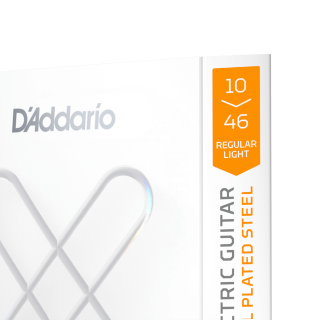 D'Addario XSE1046 XS Nickel-plated Steel Coated Electric Guitar Strings - .010-.046 Regular Light