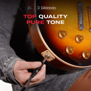D'Addario Classic Series Instrument Cable Straight to Straight - 15 feet