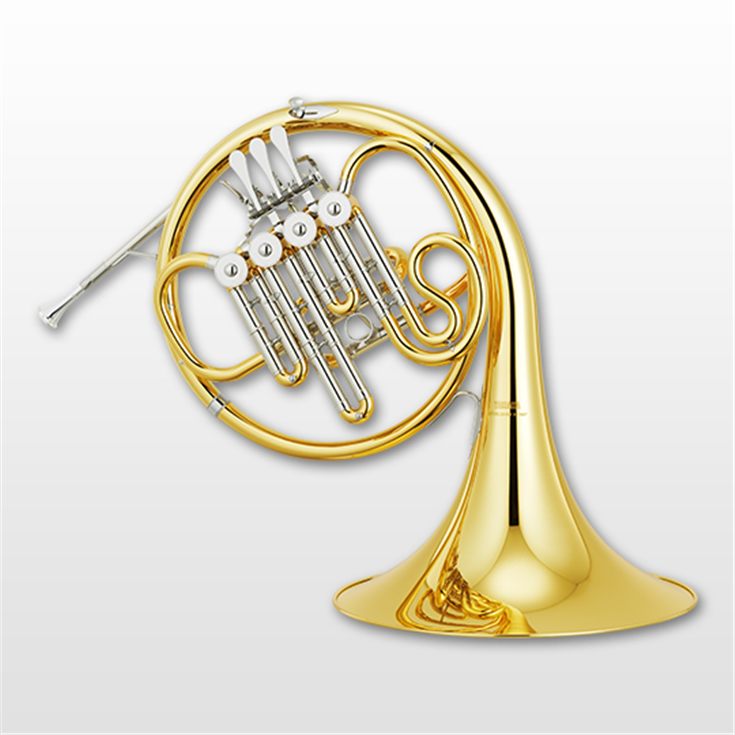 Yamaha YHR-322II Student Bb French Horn - Clear Lacquer (Single Horn)